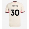 Muški Nogometni Dres Liverpool Jeremie Frimpong #30 Gostujuci 2025-26 Kratak Rukav Muški Nogometni Dres Liverpool Jeremie Frimpong #30 Gostujuci 2025-26 Kratak Rukav